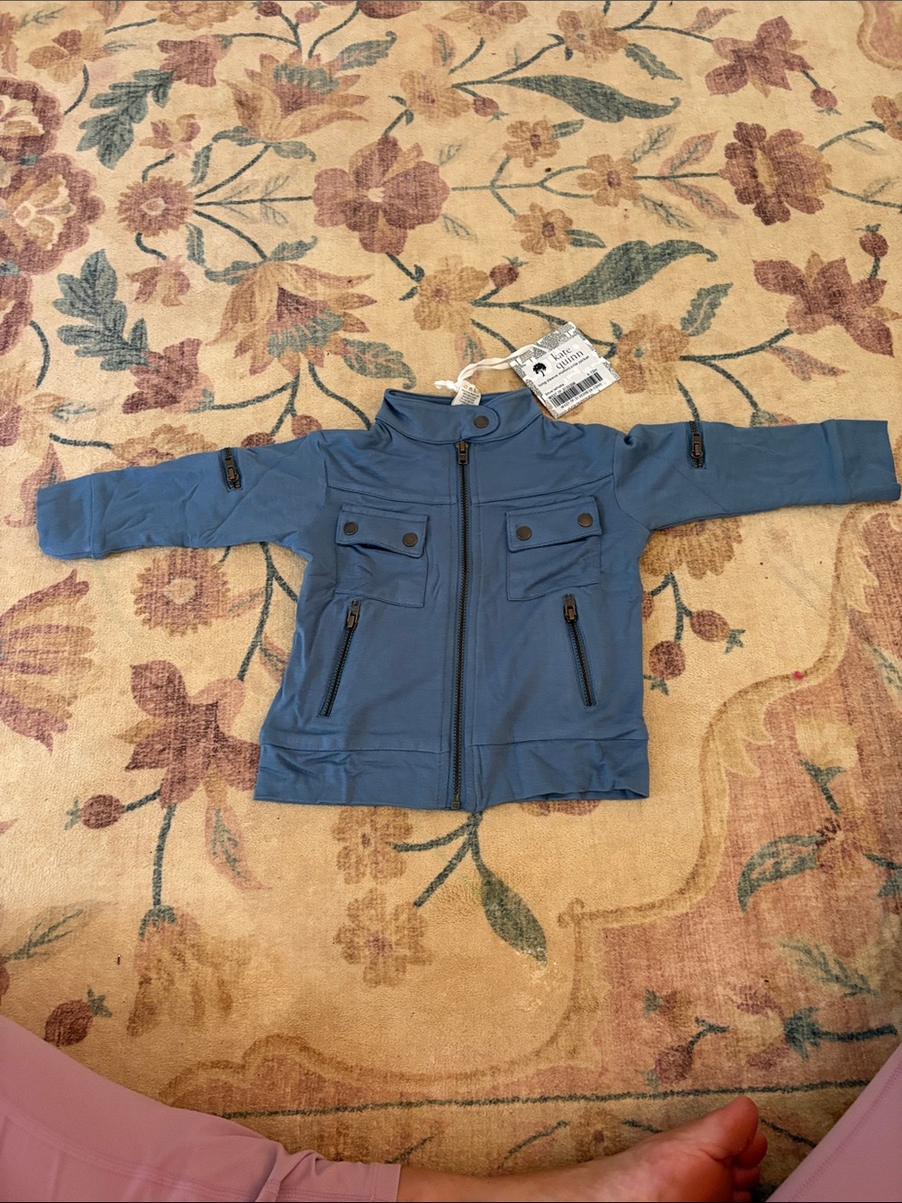 6-12 month Kate Quinn long sleeve motorcycle jacket